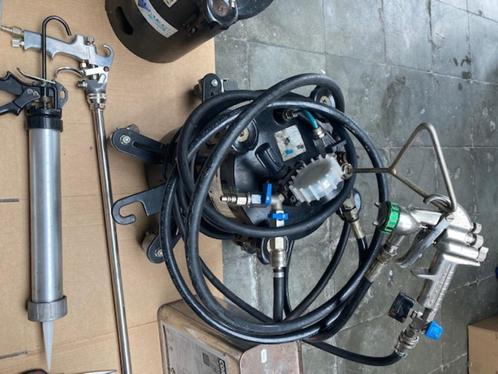 Professioneel DRUKVAT lijm VOOR EPDM, COMPLETE SET, Doe-het-zelf en Bouw, Dakpannen en Dakbedekking, Zo goed als nieuw, Dakleer