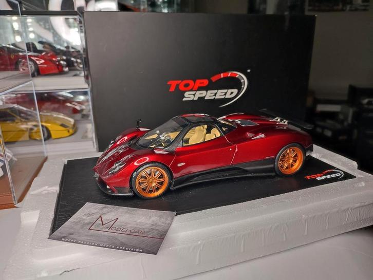 Pagani zonda f 1/18 top Speed, Hobby & Loisirs créatifs, Voitures miniatures | 1:18, Comme neuf, Voiture, Autoart, Enlèvement ou Envoi