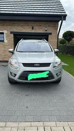 Ford Kuga/ 2.0tdci/Automaat/4x4/154.000km/Leder+Keuring, Auto's, Ford, Euro 5, Zwart, Parkeersensor, Leder