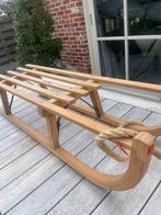Houten slee merk Davos, Kinderen en Baby's, Ophalen, Zo goed als nieuw