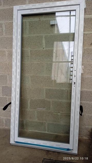 Binnendeur (101x205) + raam (60x100) dubbel glas beschikbaar voor biedingen