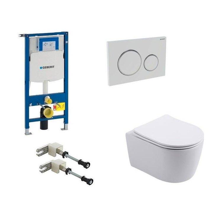WC suspendu + Bati Geberit up320 PACK COMPLET, Doe-het-zelf en Bouw, Sanitair, Nieuw, Toilet, Steen, Ophalen