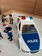 Playmobil voiture + moto police, Gebruikt