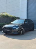 Audi A6 Avant 2020 35 TDI Shadowline 360CAM Apple Carplay, Auto's, Audi, Automaat, Euro 6, Zwart, Bedrijf