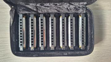 7 Harmonicas Hohner - neuf, Enlèvement ou Envoi, Neuf, Diatonique, Avec valise ou boîte