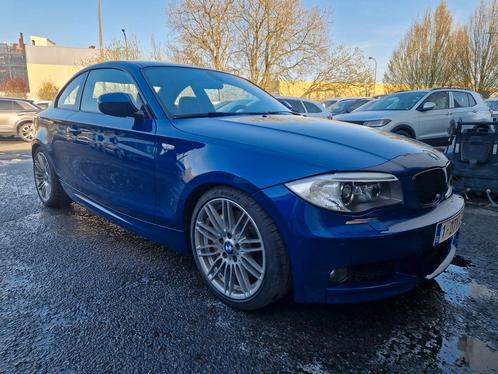 BMW 123D E82, Auto's, BMW, Particulier, Bluetooth, Radio, Diesel, Coupé, 2 deurs, Handgeschakeld, Blauw, Zwart, Leder en Stof