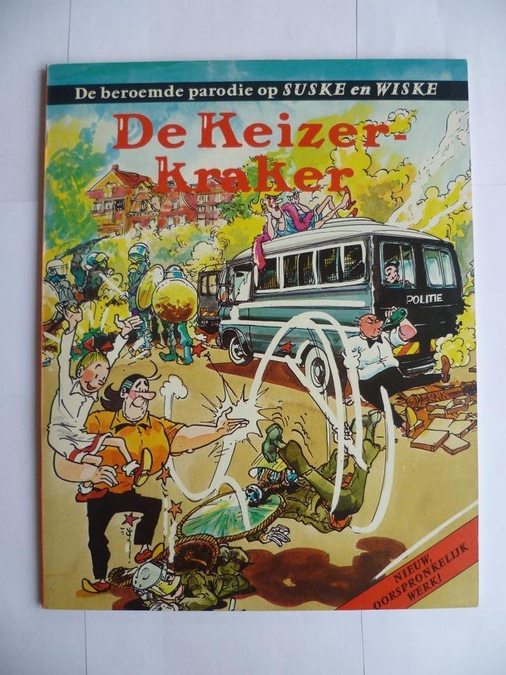 SUSKE EN WISKE PARODIE UITGAVE"DE KEIZERKRAKER"UIT 1982, Boeken, Stripverhalen, Zo goed als nieuw, Eén stripboek, Verzenden