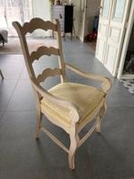 6 eetkamerstoelen met armleun, Huis en Inrichting, Stoelen, Ophalen of Verzenden, Zo goed als nieuw, Hout