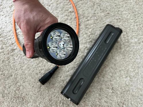 Metalsub KL1256 LED2100 + PR1209 kabellamp - MINT!, Watersport en Boten, Duiken, Zo goed als nieuw, Duiklamp, Ophalen