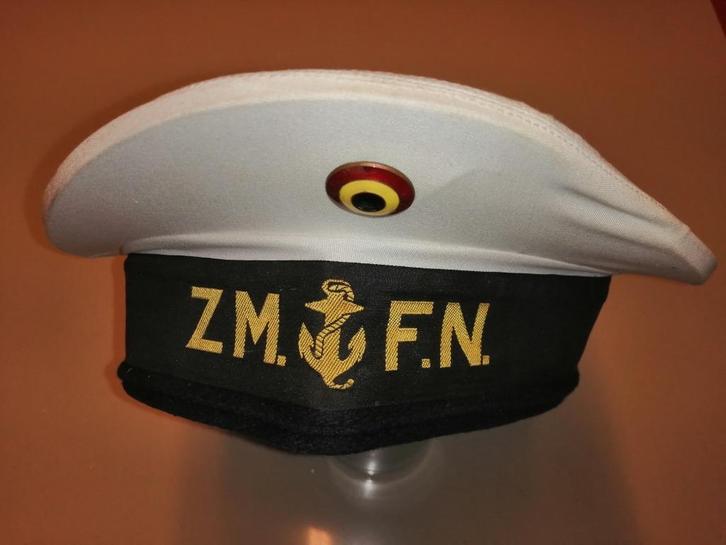 BELGIQUE - ABL - BONNET DE MARIN, Verzamelen, Militaria | Algemeen, Marine, Helm of Baret, Ophalen of Verzenden