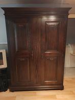 Massief eiken kleerkast, Huis en Inrichting, Ophalen, Met deur(en), Gebruikt, 100 tot 150 cm