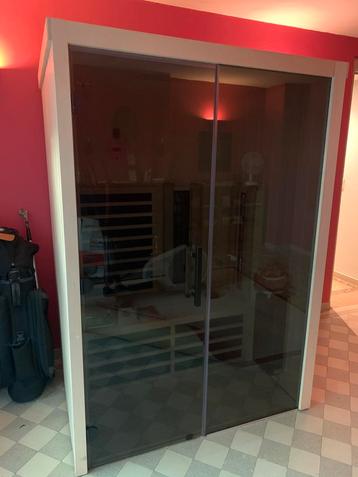 Infrarood sauna te koop ivm verhuizing. Zo goed als nieuw., Enlèvement, Comme neuf, Infrarouge, Sauna complet