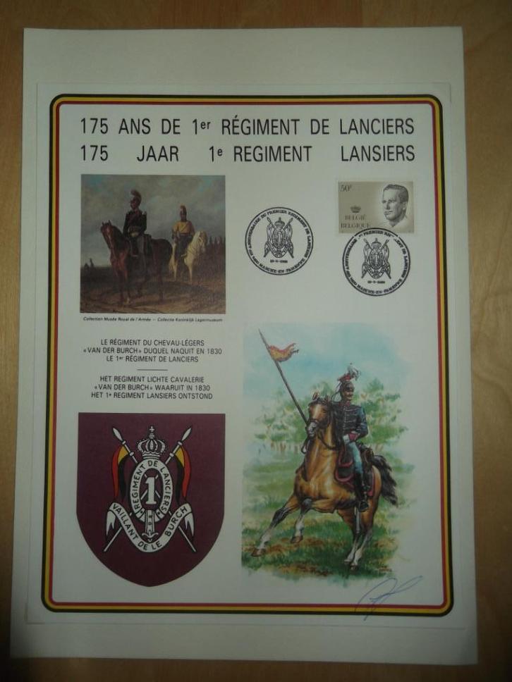 Regiment lansiers, Verzamelen, Militaria | Algemeen, Landmacht, Overige typen, Ophalen of Verzenden