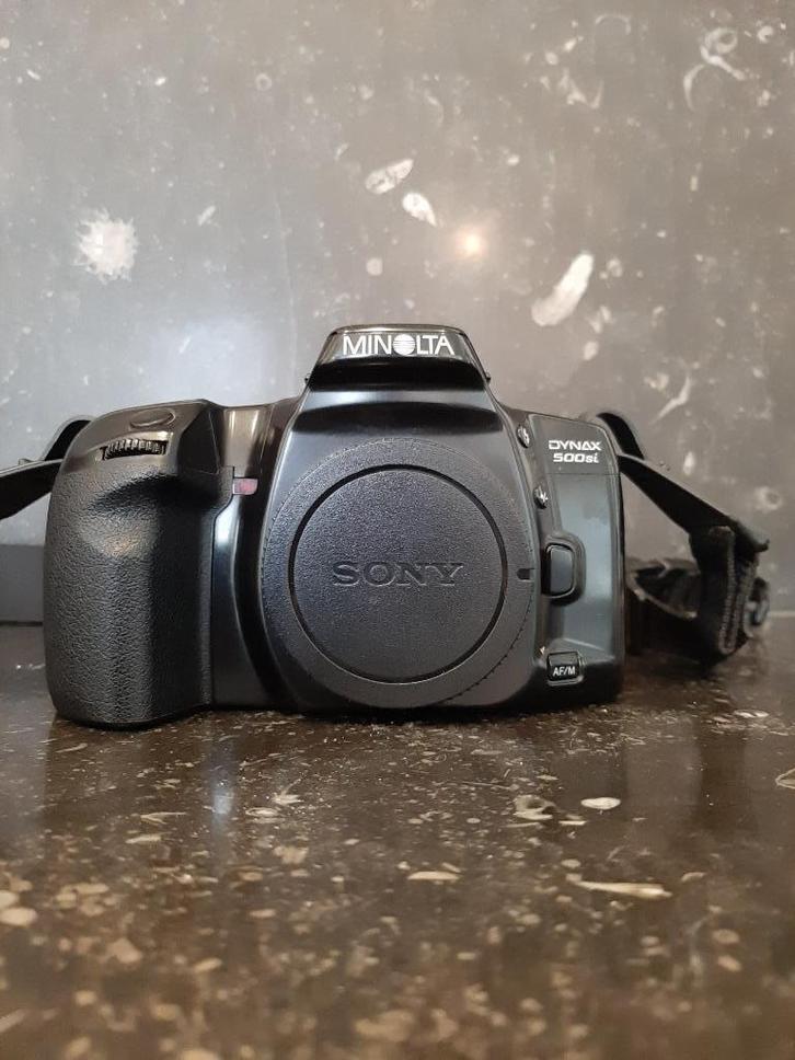 Minolta Dynax 500si, Audio, Tv en Foto, Fotocamera's Analoog, Zo goed als nieuw, Spiegelreflex, Minolta, Ophalen