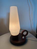 Lampe de chevet vintage design scandinave, Utilisé, Verre