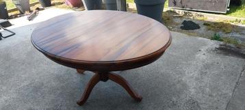 table de salle à manger en merisier, Ophalen