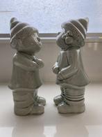 Keramieken beelden - kabouterkoppel, Antiek en Kunst, Kunst | Beelden en Houtsnijwerken, Ophalen