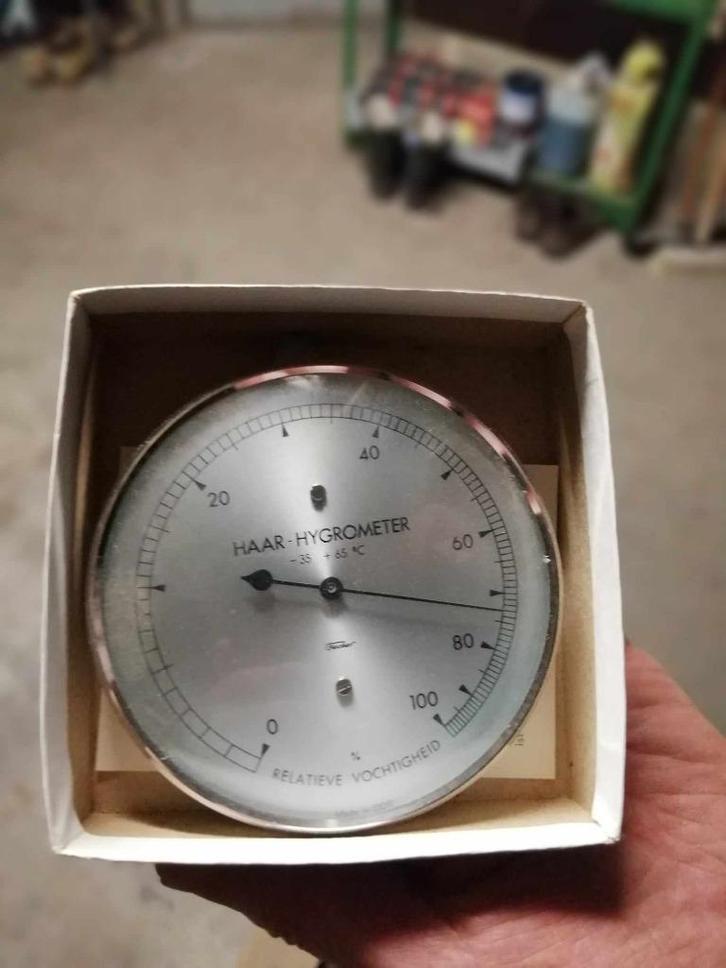 FISCHER Hygrometer voor externe metingen, Audio, Tv en Foto, Weerstations en Barometers, Nieuw, Barometer, Ophalen of Verzenden