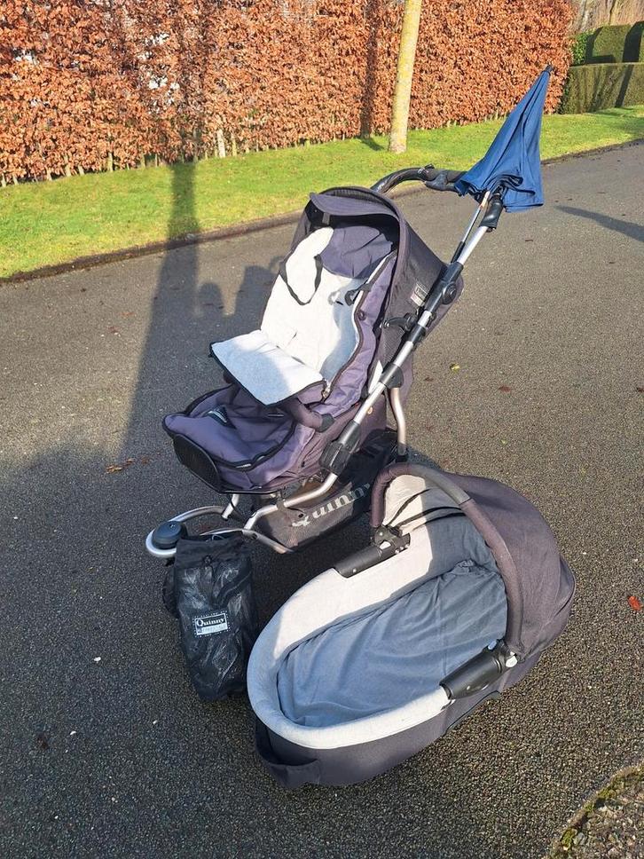 Loopbuggy Quinny - full option, Kinderen en Baby's, Buggy's, Gebruikt, Quinny, Regenhoes, Verstelbare rugleuning, Voetenzak, Zonnekap