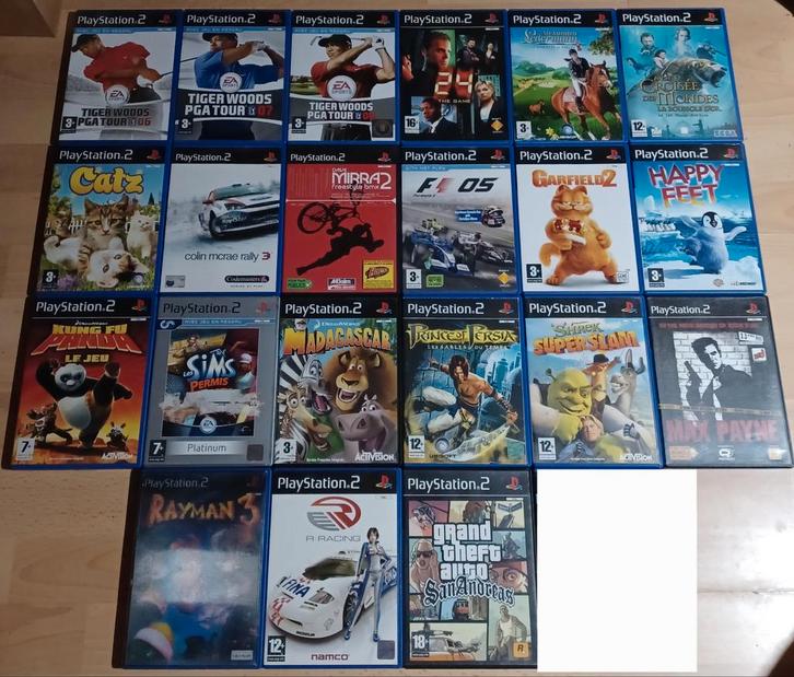 Jeux PS2 _ Prix en description, Games en Spelcomputers, Games | Sony PlayStation 2, Gebruikt, Ophalen of Verzenden
