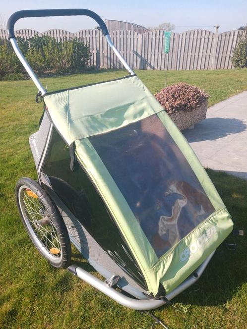 Fietskar croozer 2 kids met alle toebehoren, Fietsen en Brommers, Fietsaccessoires | Aanhangwagens en Karren, Gebruikt, Ophalen