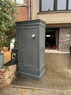 Mooie authentieke 1-deurs hangkast, Antiek en Kunst, Ophalen