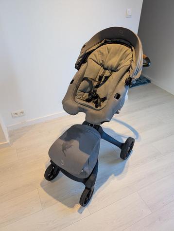 Poussette Stokke Xplory X + Nacelle + planche a roulettes, Enlèvement, Comme neuf, Poussette combi, Autres marques