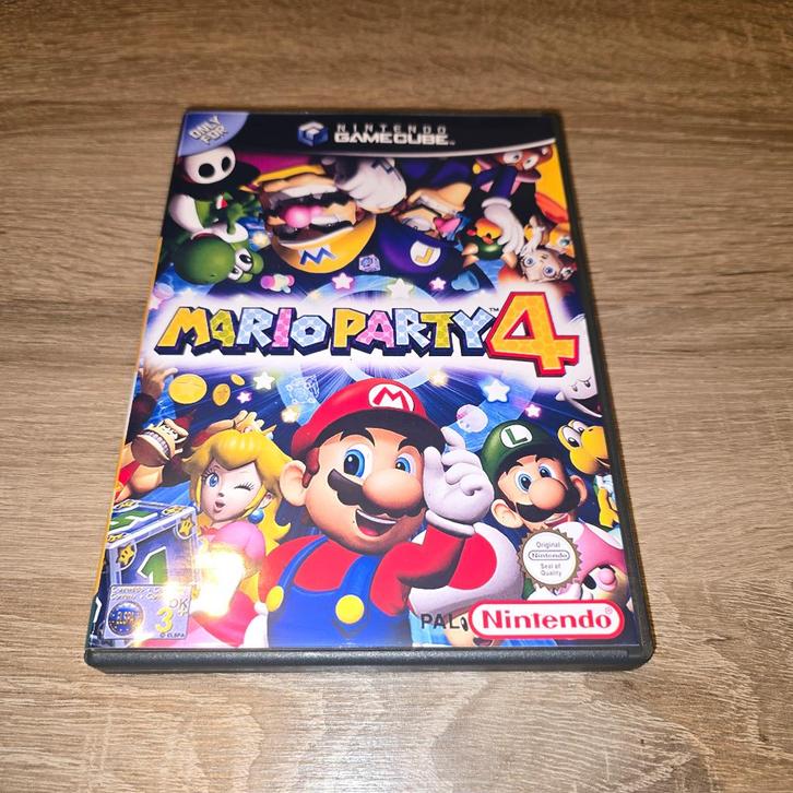 Mario Party 4 Gamecube GC Game Case, Games en Spelcomputers, Games | Nintendo GameCube, Zo goed als nieuw, Verzenden