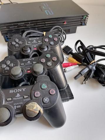 Console Ps2, Consoles de jeu & Jeux vidéo, Enlèvement ou Envoi, Phat, Avec 3 manettes ou plus, Utilisé