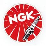 NGK sticker logo - 148x148mm - groot formaat