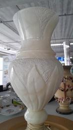 Lampe à poser en albâtre, Ophalen