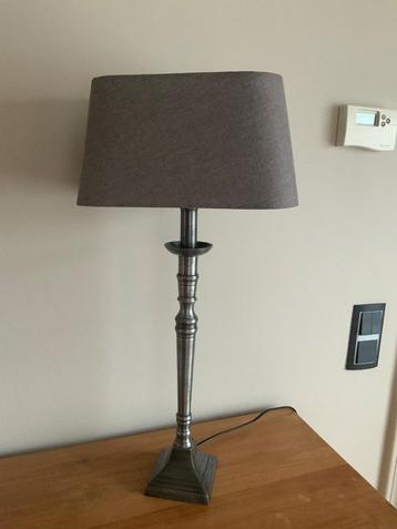 Lampenkap, Huis en Inrichting, Ophalen of Verzenden, Zo goed als nieuw, 50 cm of meer, Grijs