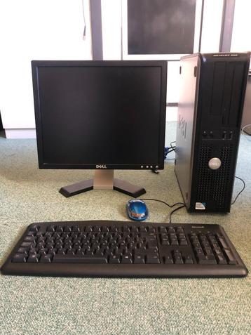 Dell PC 6GB RAM SSD+HD, muis, toetsenbord, boxen, TFT scherm beschikbaar voor biedingen