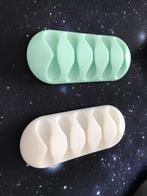 Kabelhouders met plakstrip (wit & mintgroen), Neuf, -, -, Enlèvement ou Envoi