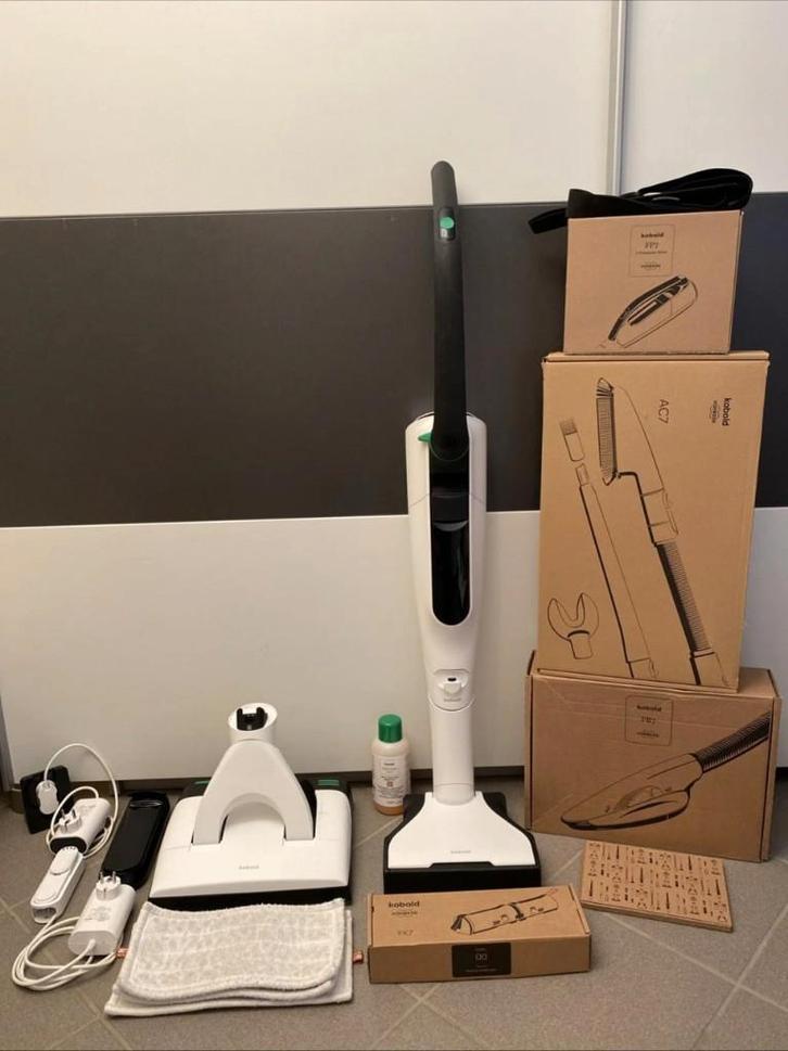 Vorwerk Kobold VK7 + EB7 + SP7 + PB7, Elektronische apparatuur, Stofzuigers, Zo goed als nieuw, Stofzuiger, Stofzak, Ophalen of Verzenden
