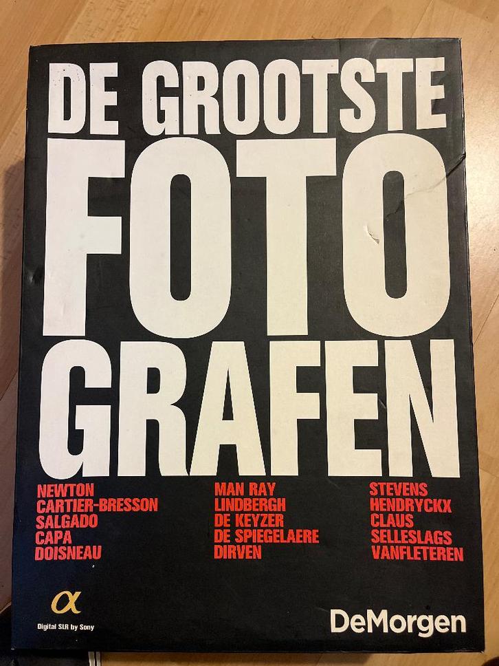 Foto box De Morgen, Livres, Art & Culture | Photographie & Design, Utilisé, Photographes, Enlèvement