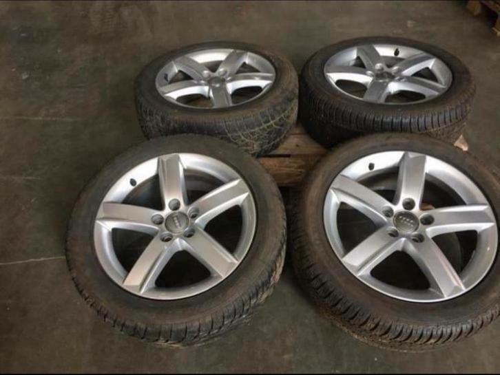 Audi originele velgen set winterbanden winterset A4 A5 A6, Auto-onderdelen, Banden en Velgen, Velg(en), Winterbanden, Ophalen