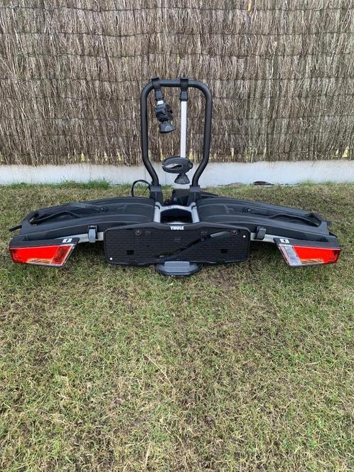 Thule easyfold fietsdrager, Auto diversen, Fietsendragers, Zo goed als nieuw, Trekhaakdrager, 2 fietsen, Brede banden, Elektrische fiets