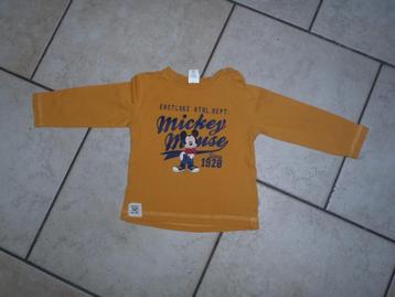 T-shirt met lange mouwen maat 74 - Mickey beschikbaar voor biedingen