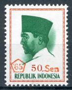 INDONESIE: ZB 508 MNH 1965 Frankeerzegels opdruk in vijfhoek, Postzegels en Munten, Ophalen of Verzenden, Postfris, Zuidoost-Azië