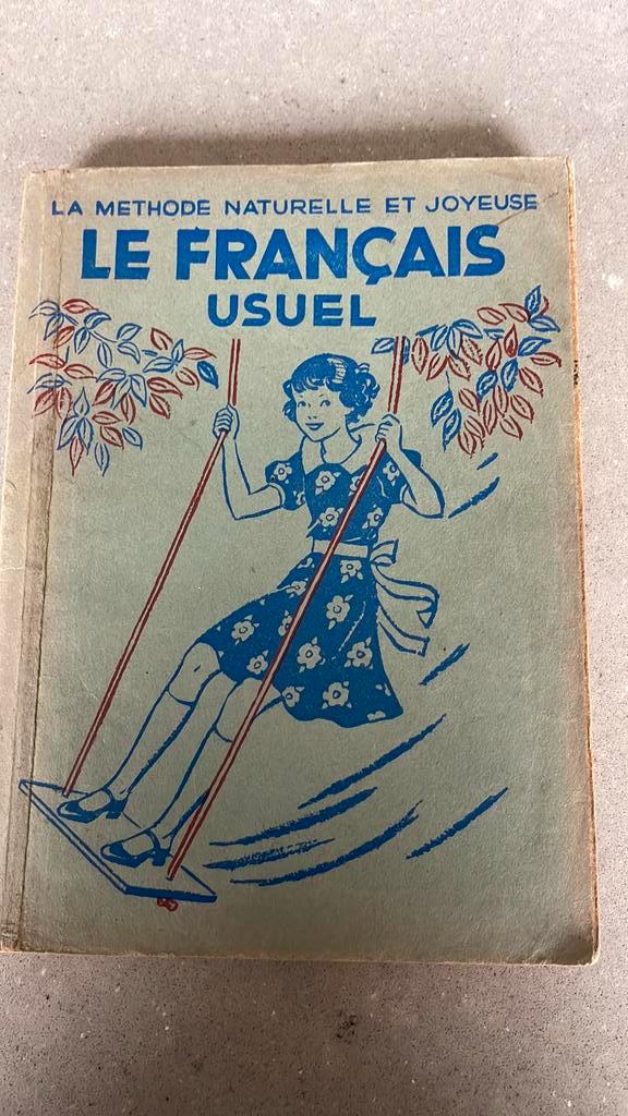 Le Français Usuel - Un manuel de français rare et ancien, Antiquités & Art, Antiquités | Livres & Manuscrits, Enlèvement ou Envoi