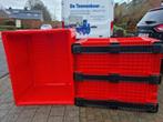 Nouvelles caisses-palettes rouges (barils, barils), Jardin & Terrasse, Barils de pluie, Synthétique, Enlèvement, 150 litres ou plus