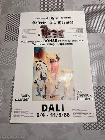 Vintage Poster Dali's paarden / Les Chevaux Daliniens Dali  beschikbaar voor biedingen