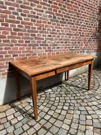 Oude eiken tafel met lade, Antiek en Kunst, Ophalen of Verzenden