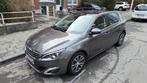 Peugeot 308 2016, 1.6 HDI, 115CH, 115CH, EURO 6B, GPS, LEER,, Auto's, Voorwielaandrijving, 4 cilinders, Bruin, Leder