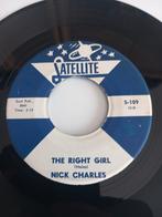NICK CHARLES. THE RIGHT GIRL. VG/+ POPCORN S-109, Utilisé, Enlèvement ou Envoi