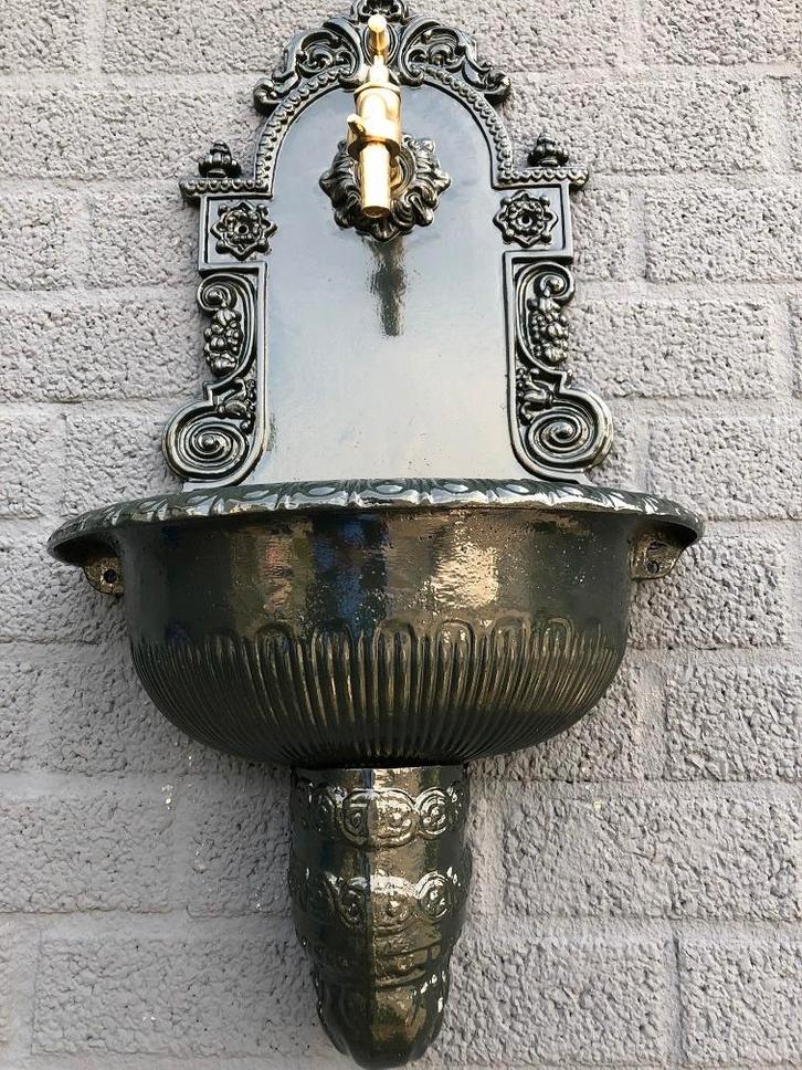 Fontaine murale de qualité supérieure, évier en aluminium, Jardin & Terrasse, Pièces d'eau & Fontaines, Fontaine, Aluminium, Enlèvement ou Envoi