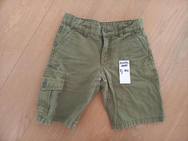 Scouts short 8 jaar maat 128 - nieuwprijs 36.5 EUR, Kinderen en Baby's, Kinderkleding | Maat 128, Gebruikt, Jongen, Broek, Ophalen of Verzenden