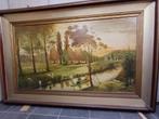 Peinture de paysage avec rivière de 1943, Maison & Meubles, Maison & Meubles | Autre, Enlèvement, Utilisé