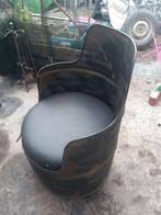 Vintage metalen fauteuil, Ophalen of Verzenden, Zo goed als nieuw